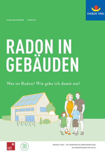 Infoblatt "Radon in Gebäuden"
